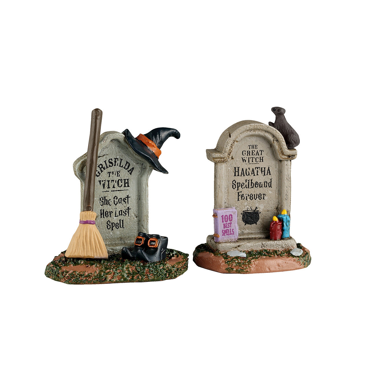 LEMAX Witch Tombstones, set of 2 #54445 # 54445